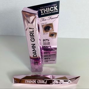 Too Faced Damn Girl Volume Curl Thick Mascara